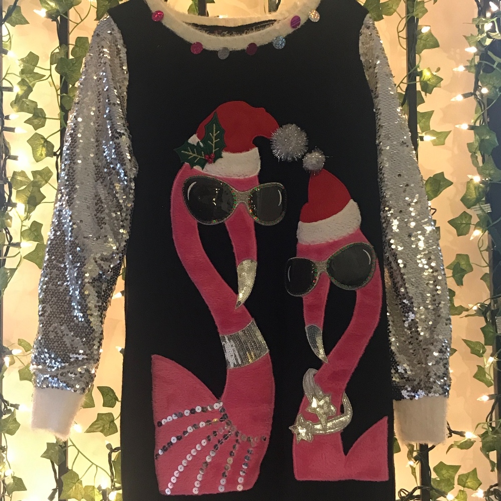 Tropical Tacky (not too) Ugly Christmas Sweater
